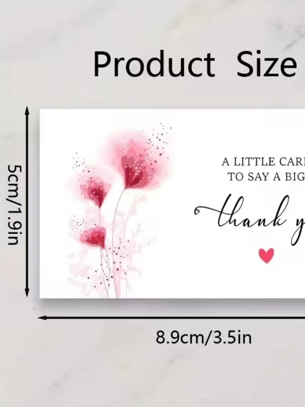 52pc Exquisite Thank You Cards NIP